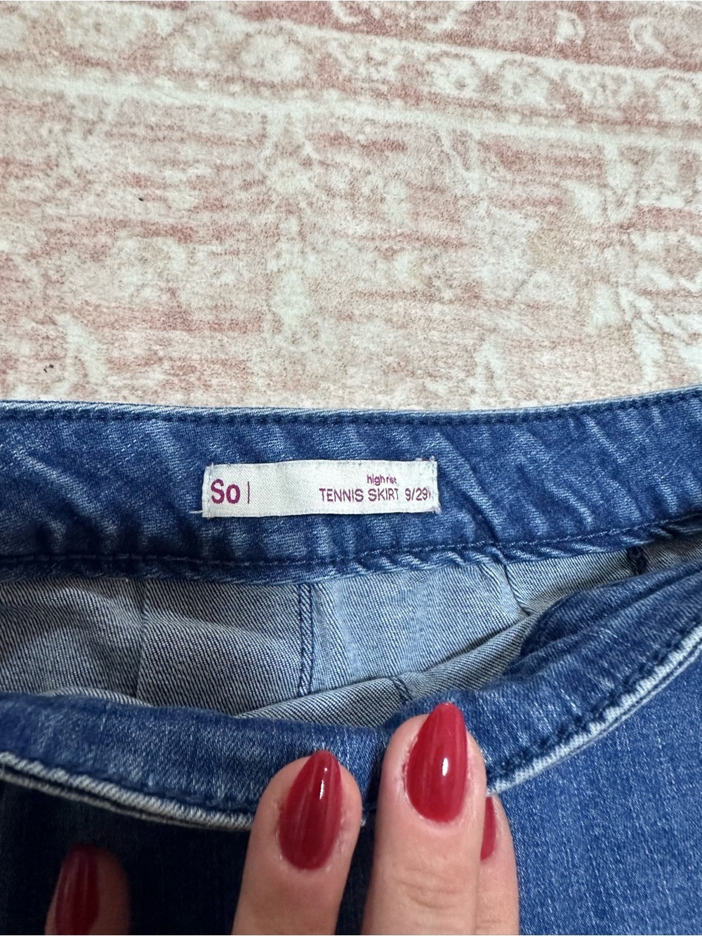 Vintage Y2K ๐ Denim Tennis Skirt - Picture 3 of 8